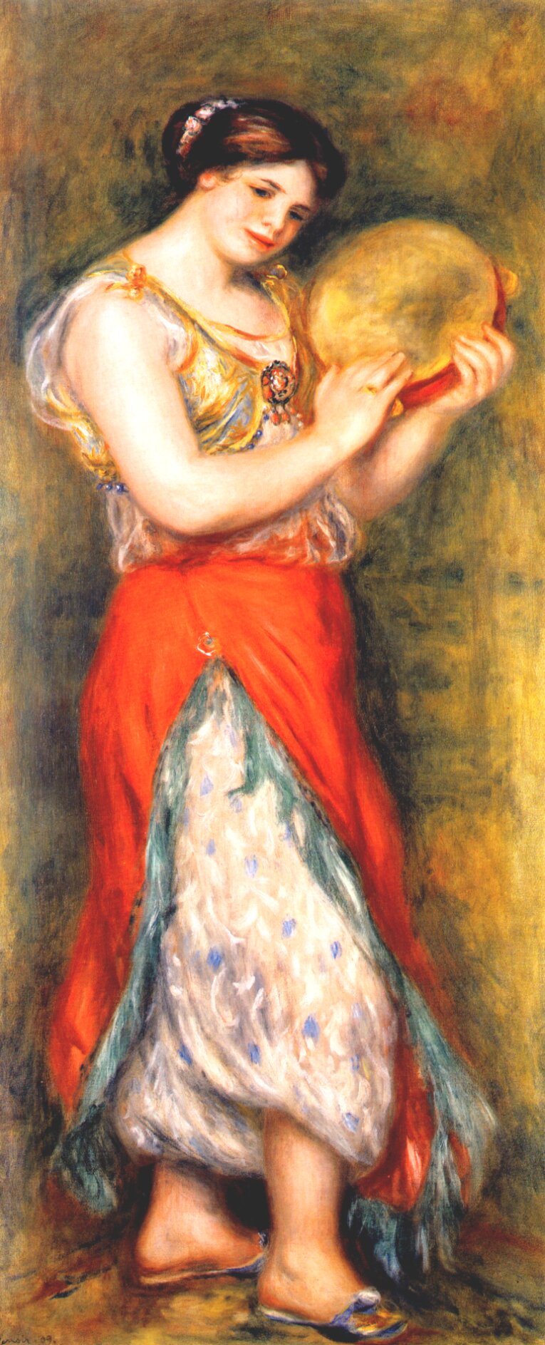 Dancer with tambourne, Gabrielle Renard 1909